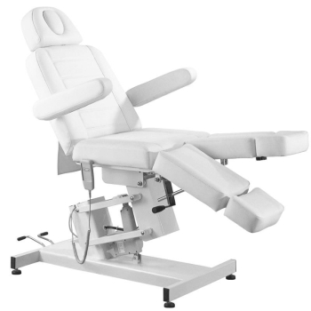 ActivShop FOTEL KOSMETYCZNY ELEKTR. AZZURRO 706 PEDI 1 SILN. BIAŁY